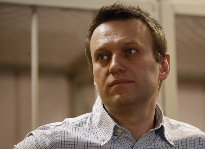 Alexej Navalnyj před soudem.