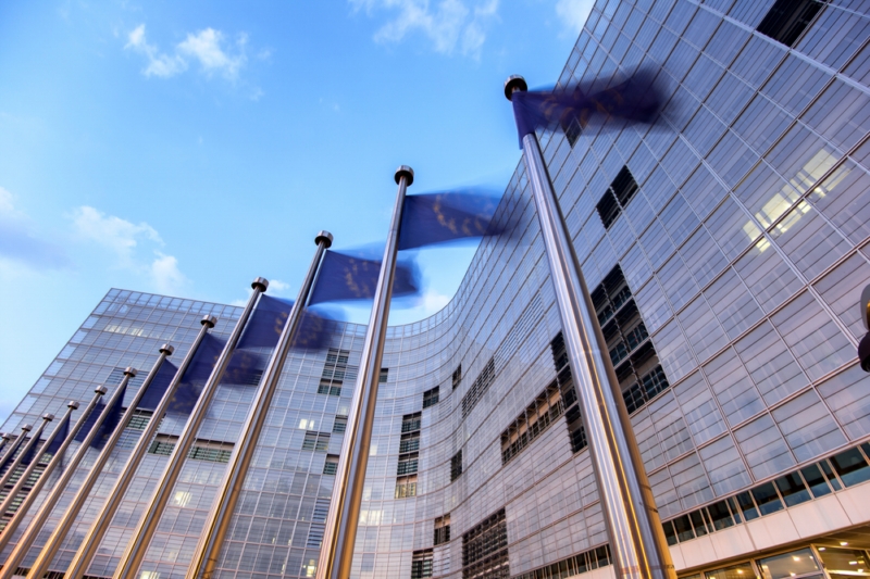 Budova Evropské komise v Bruselu. Budova Evropské komise v Bruselu.