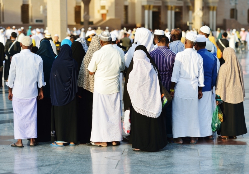 Muslimská rodina. Muslimská rodina.
