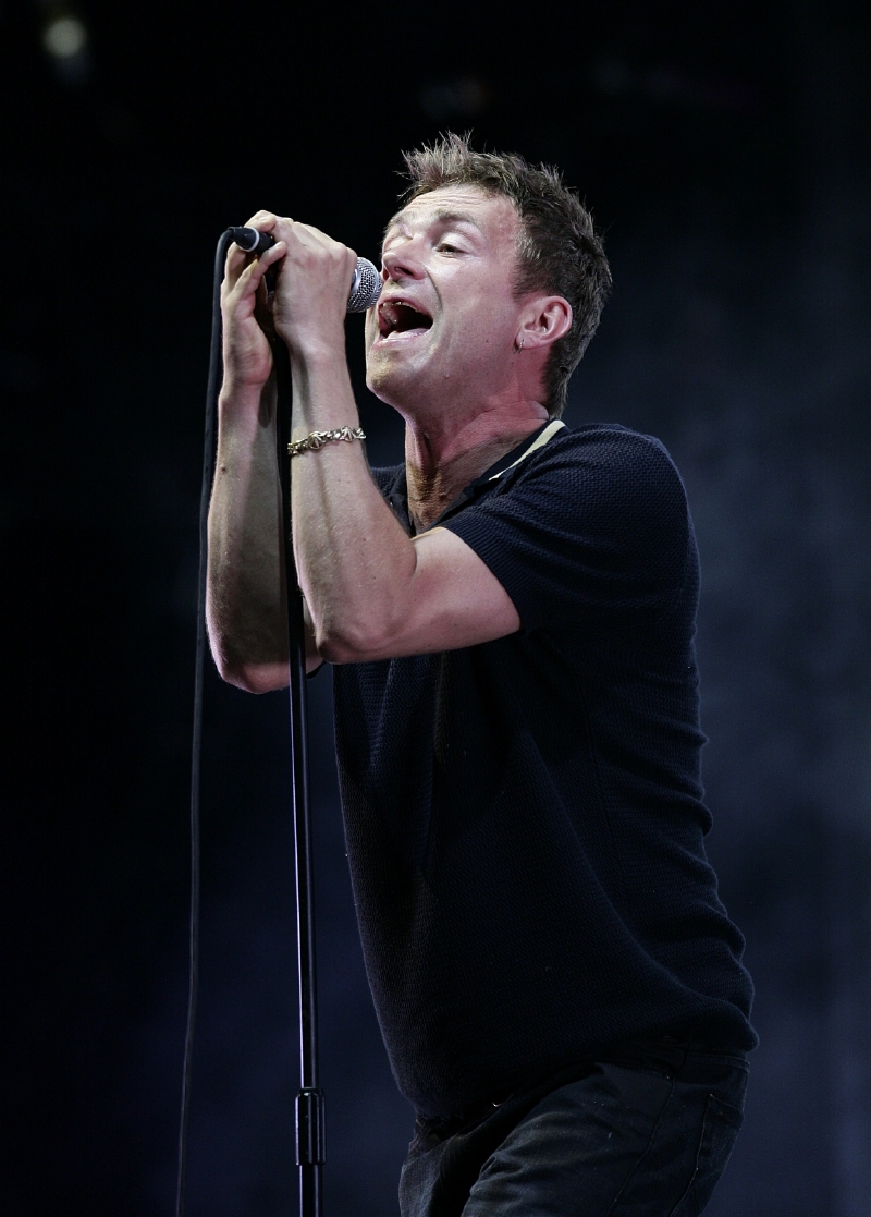 Damon Albarn ze skupiny Blur.