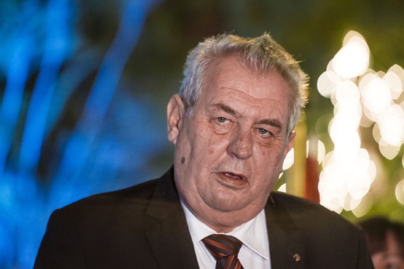 Prezident Miloš Zeman.