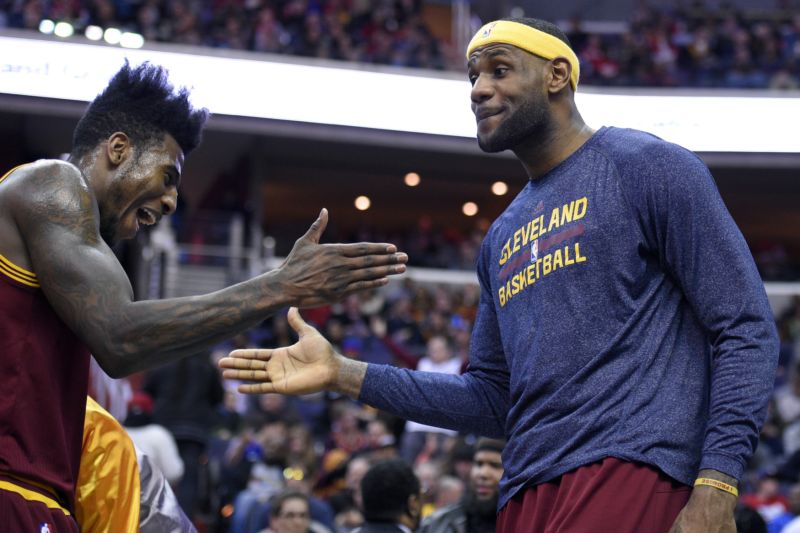 Největší hvězda Cavaliers LeBron James.