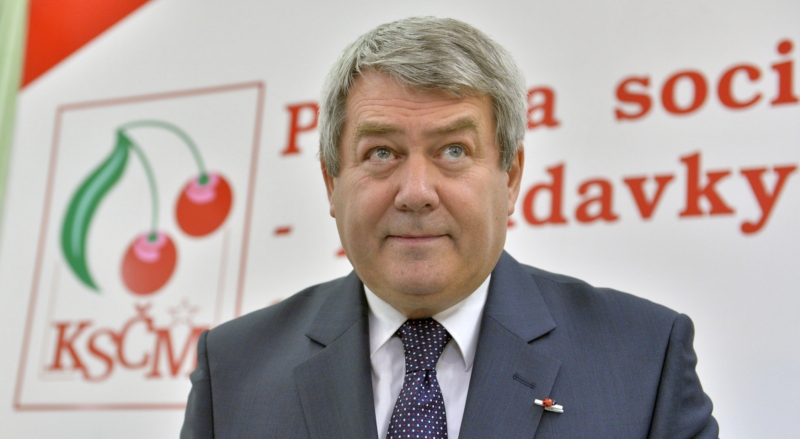 Předseda KSČM Vojtěch Filip.