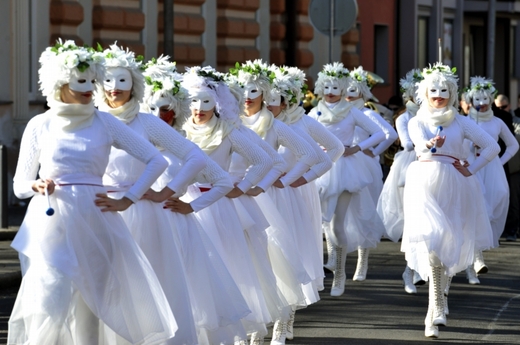 Masopustní průvod v Chebu.