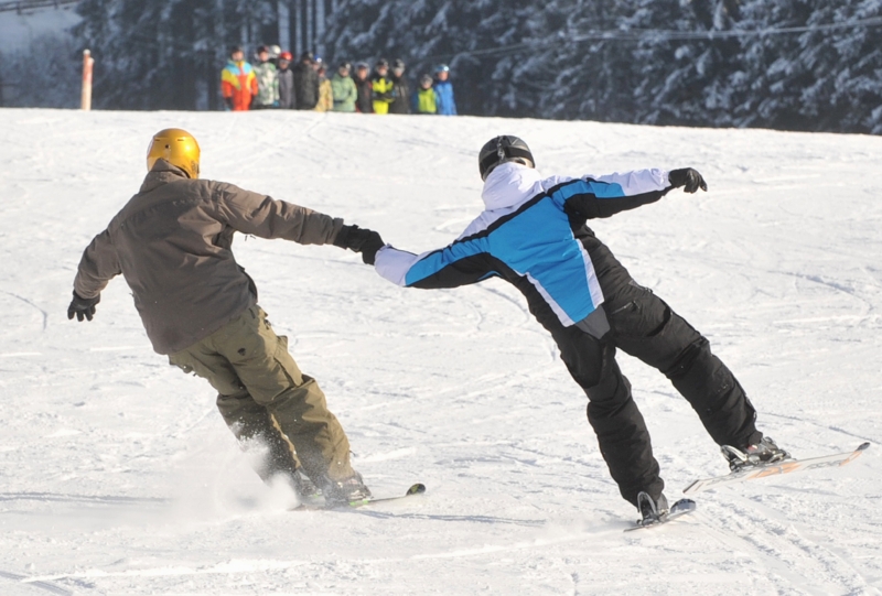 Lyžařský areál Ski Mezivodí.