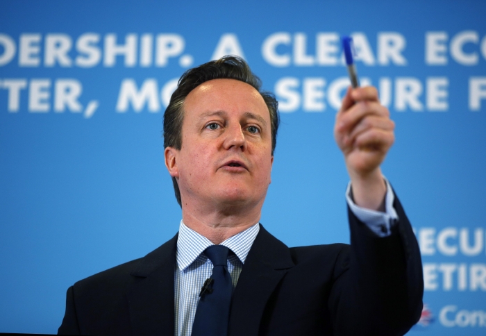 Britský premiér David Cameron.