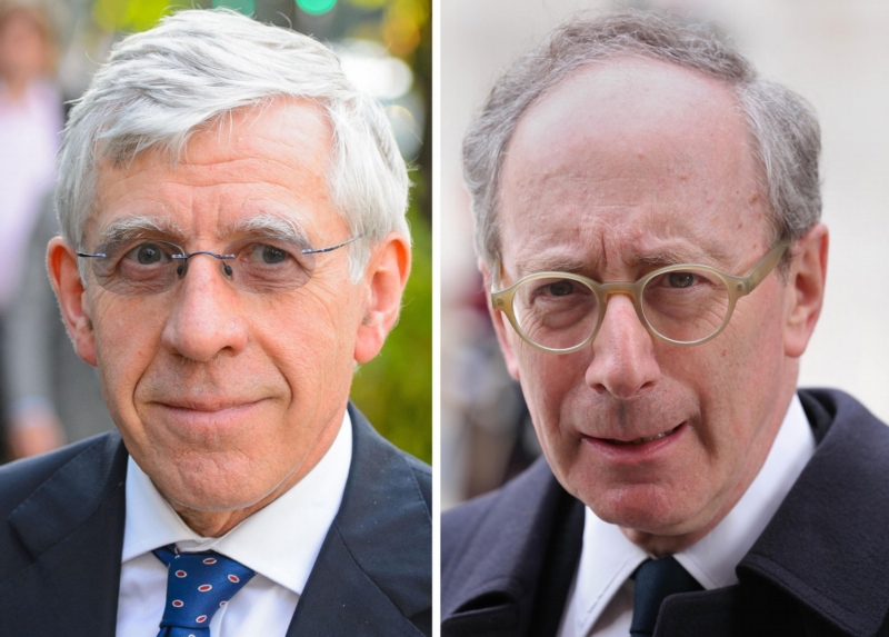 Jack Straw (vlevo) a sir Malcolm Rifkind. Jack Straw (vlevo) a sir Malcolm Rifkind.