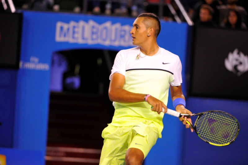 Australská jednička Nick Kyrgios.