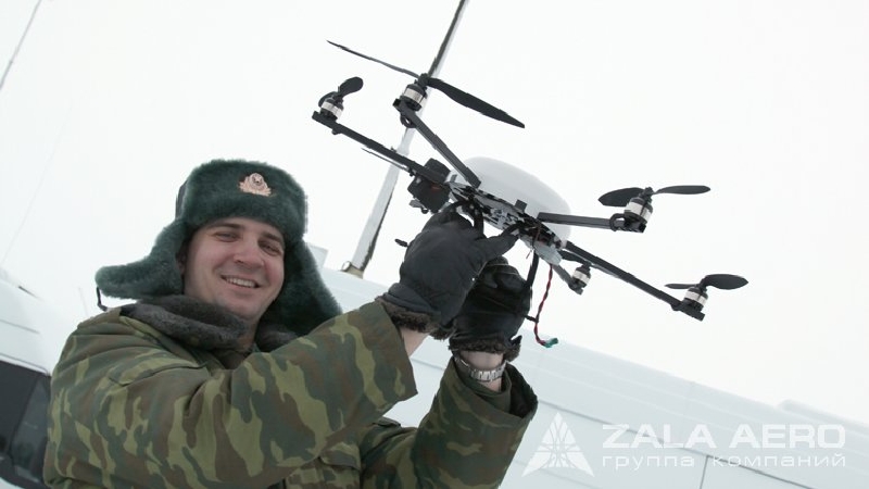 Dron z dílny ZALA Aero.