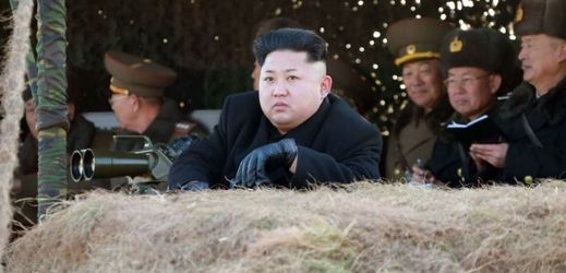Vůdce KLDR Kim Čong-un.