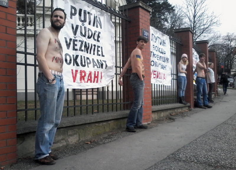 Proruští aktivisté.