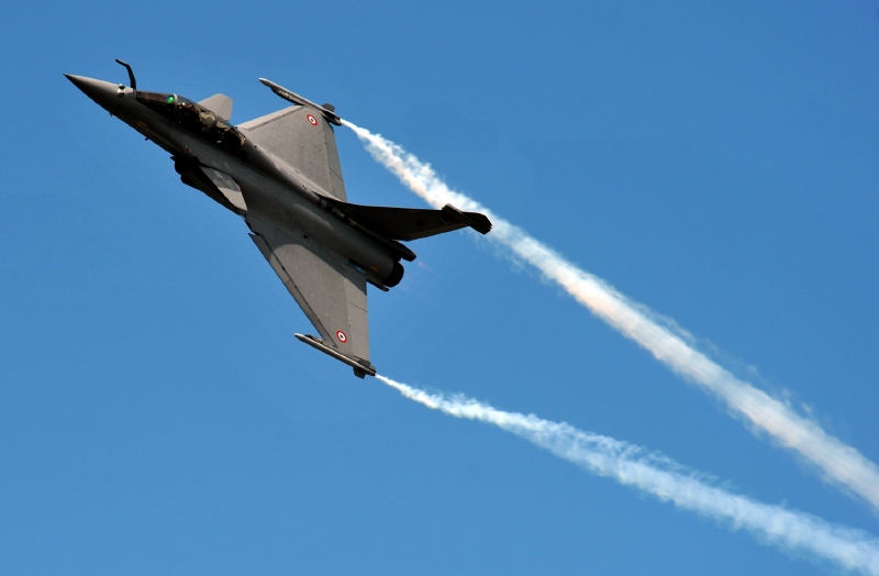 Francouzské letouny Rafale.