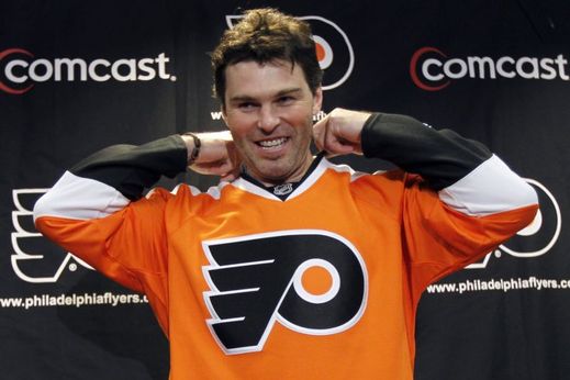 Legenda s číslem 68 se představila i v dresu Philadelphie.