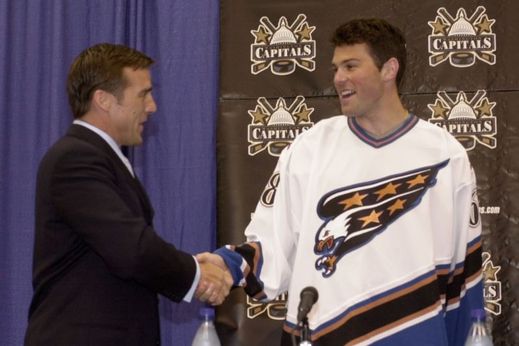 Jágra vítá po přestupu z Pittsburghu generální manažer Capitals George McPhee.
