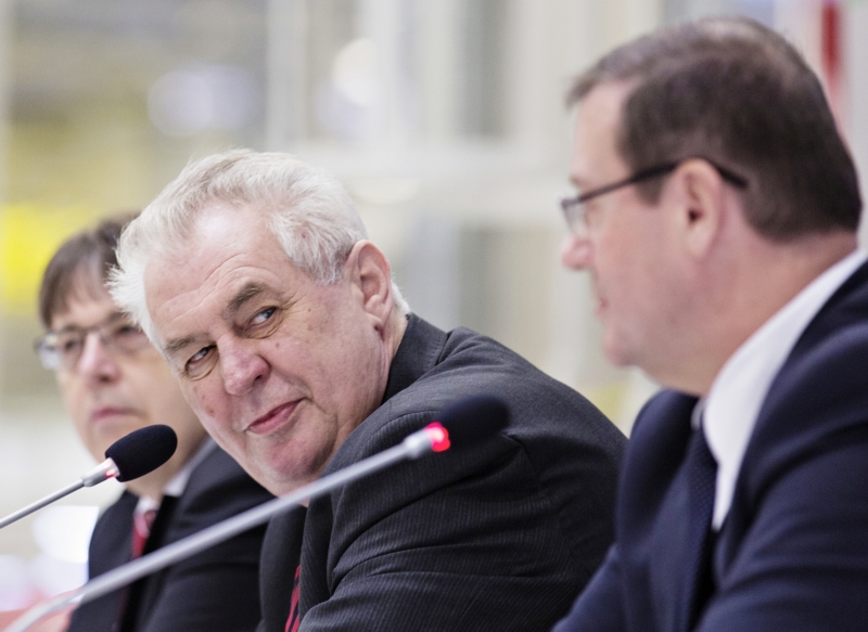 Prezident Miloš Zeman. Prezident Miloš Zeman.