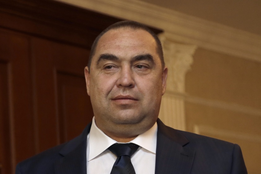 Šéf luhanských povstalců Igor Plotnickij.