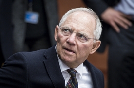 Německý ministr financí Wolfgang Schäuble.