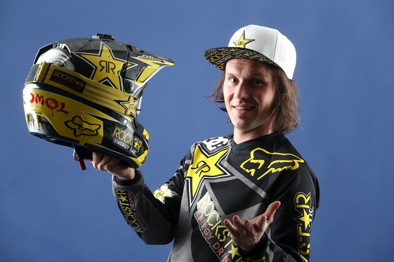 Freestyle motocrossař Libor Podmol.
