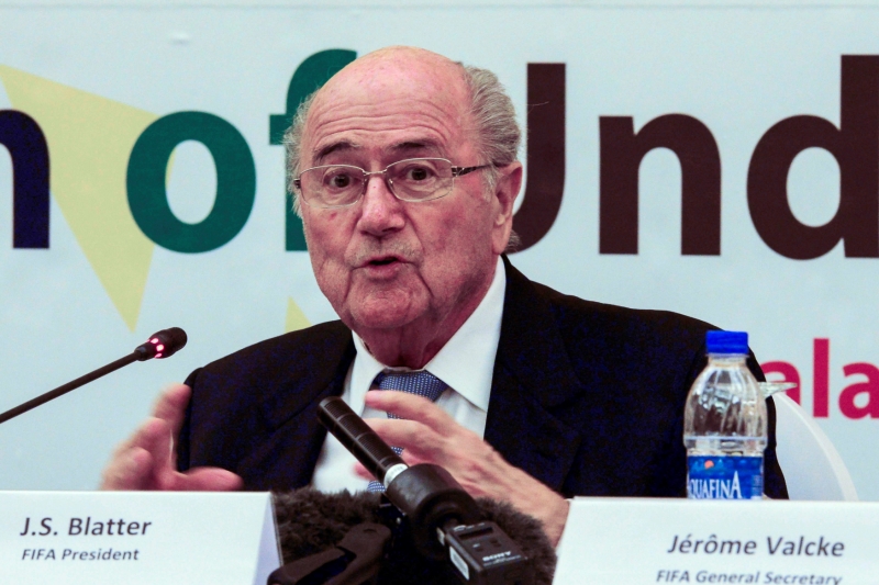 Prezident světové fotbalové federace FIFA Sepp Blatter. Prezident světové fotbalové federace FIFA Sepp Blatter.