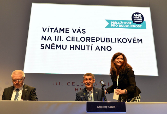 Představitelé hnutí ANO.