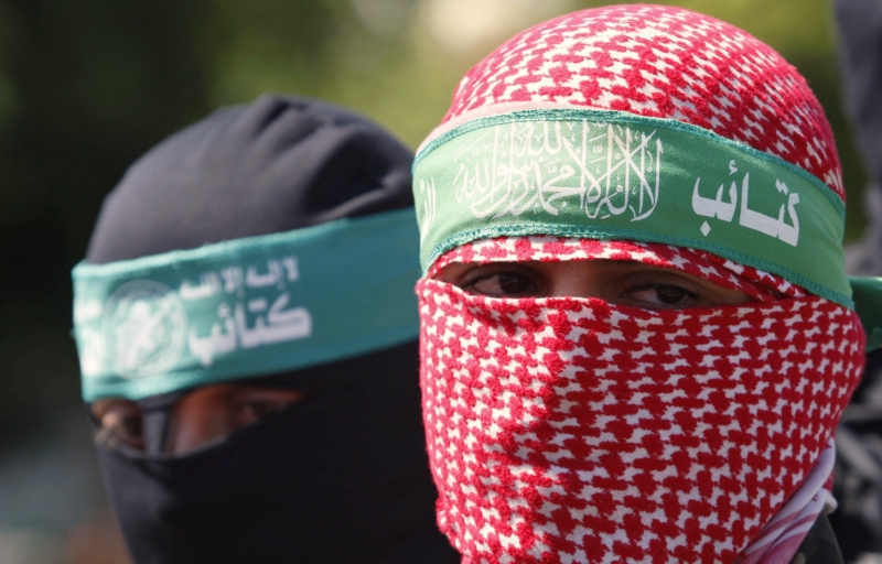 Palestinské radikální hnutí Hamas.