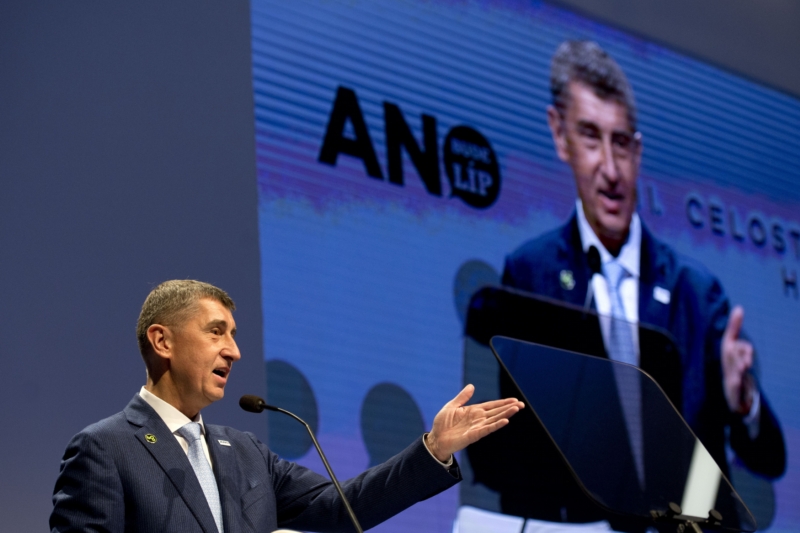 Dvoudenní celostátní sněm hnutí ANO byl zahájen 28. února v Praze. Předseda hnutí Andrej Babiš.