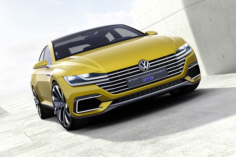 Avantgardní model VW Sport Coupé Concept GTE.