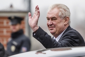 Prezident Miloš Zeman.