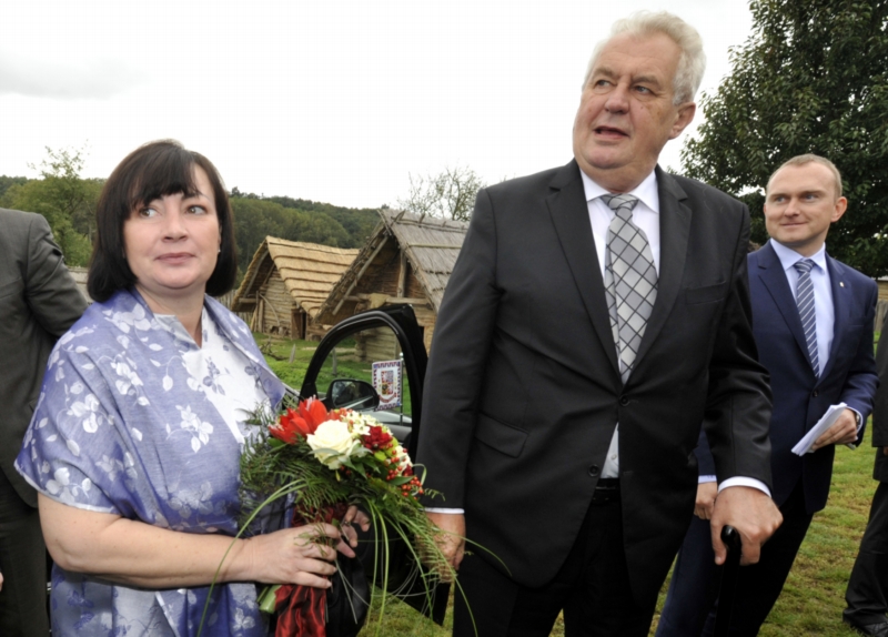 Miloš Zeman s chotí Ivanou.