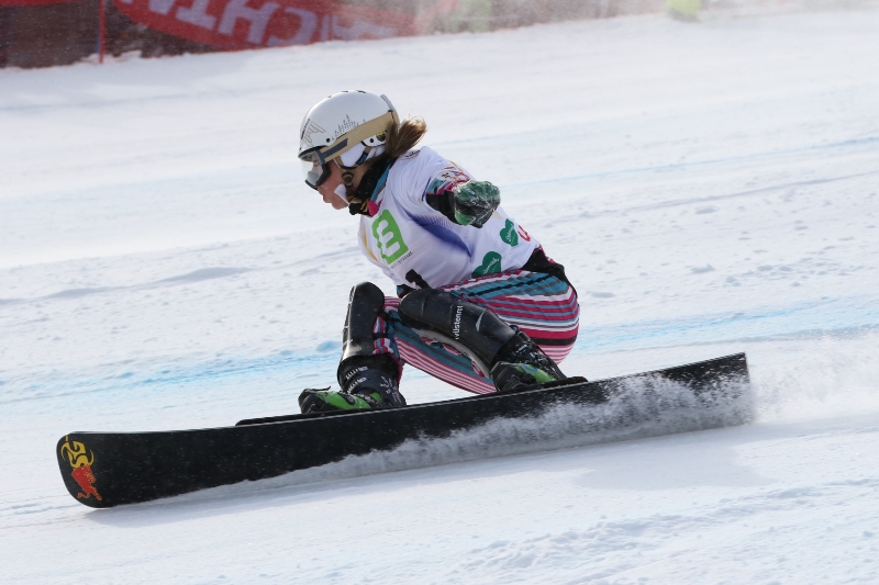 Snowboardistka Ester Ledecká.