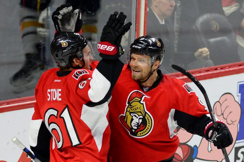Hokejový útočník Milan Michálek přispěl v nedělním utkání NHL gólem a v penaltovém rozstřelu i proměněným nájezdem k výhře Ottawy 5:4 nad Calgary.