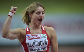 Bronzová vícebojařka Eliška Klučinová.