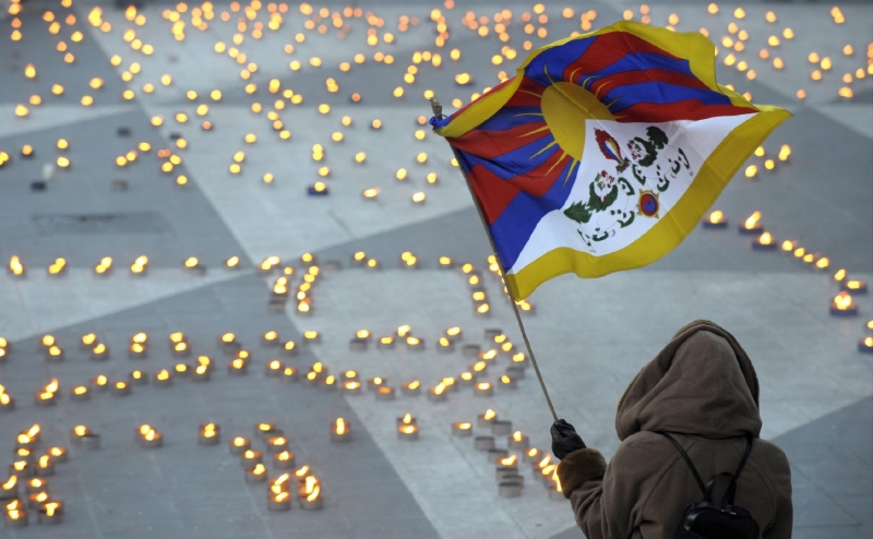 Tibetská vlajka.