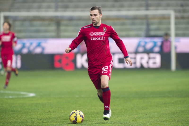 Josef Hušbauer v Cagliari.