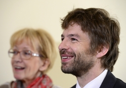Helena Válková a nový ministr spravedlnosti Robert Pelikán (oba ANO).