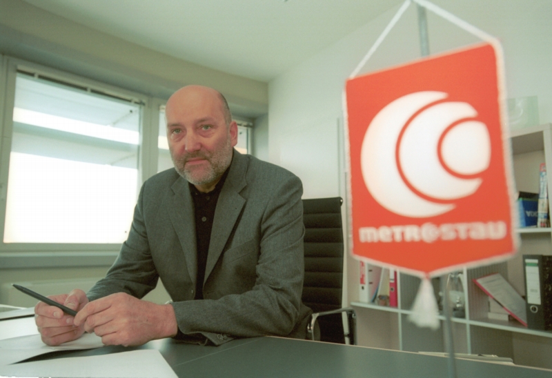 Generální prezident stavební firmy Metrostav Jiří Bělohlav. Generální prezident stavební firmy Metrostav Jiří Bělohlav.