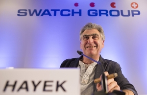 Šéf Swatch Nick Hayek.