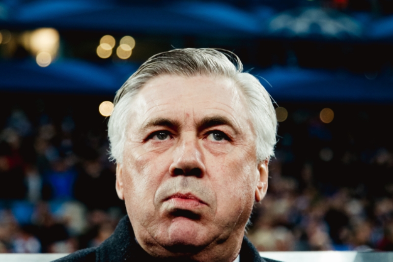 Trenér Realu Madrid Carlo Ancelotti.
