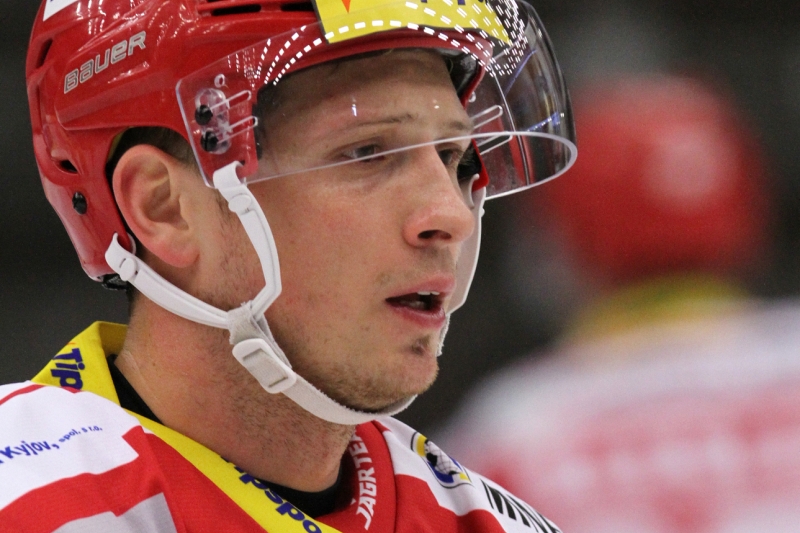 Třinecký útočník Daniel Rákos.