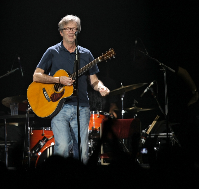Legenda bluesrocku Eric Clapton. Legenda bluesrocku Eric Clapton.