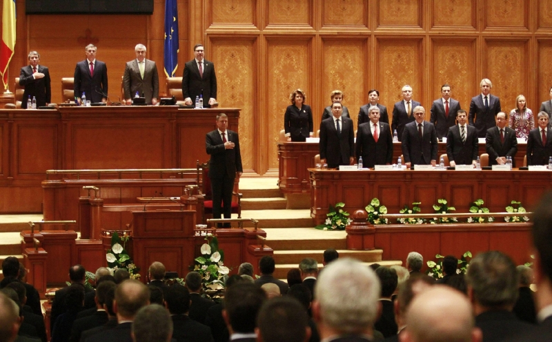 Rumunský Parlament.