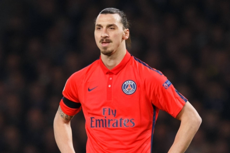 Hvězdný útočník PSG Zlatan Ibrahimovič.