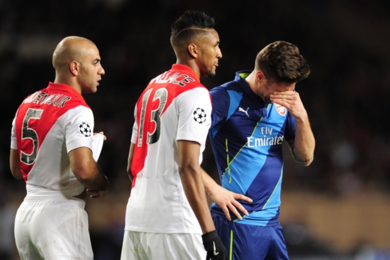 Arsenal je smutný, Monako jásá. Může slavit postup do čtvrtfinále Ligy mistrů.