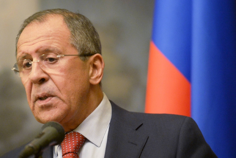 Šéf ruské diplomacie Lavrov.