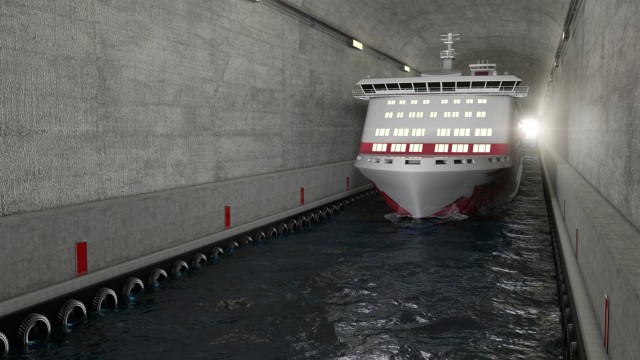 Stad Skupstunnel, projekt. 