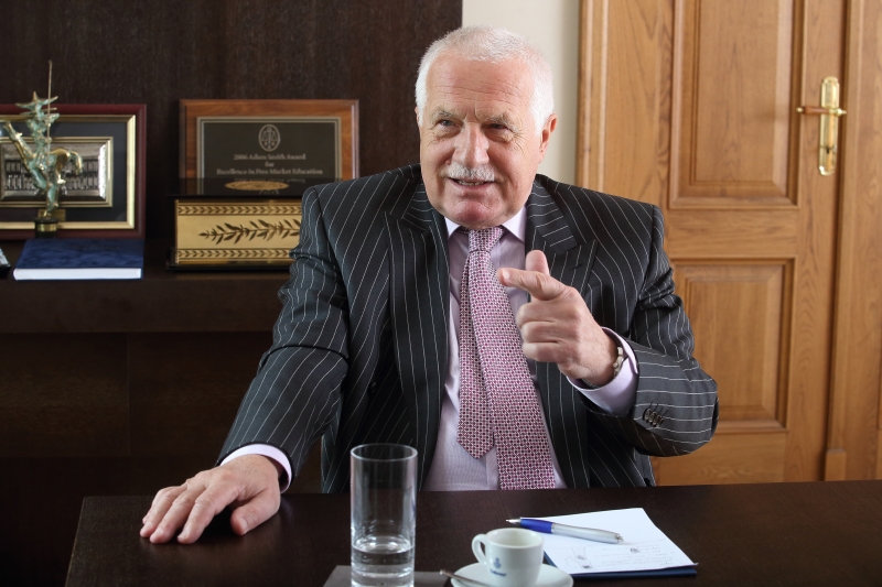 Bývalý prezident Václav Klaus.