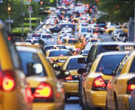 Žluté taxi za den učiní zhruba 40 tisíc jízd.