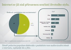 Co lidé sledují na internetu?