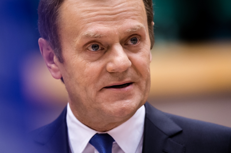Předseda Evropské rady Donald Tusk.