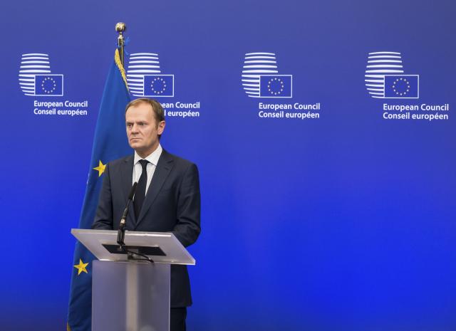 Předseda Evropské rady Donald Tusk.